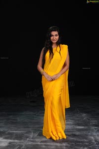 Neelam Upadhayaya in Yellow Saree