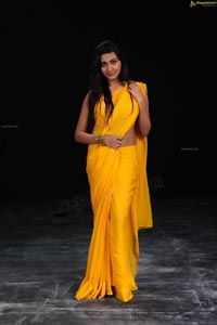 Neelam Upadhayaya in Yellow Saree