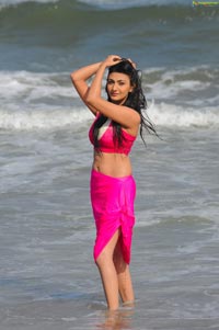 Neelam Upadhyaya Action 3D Beach Stills