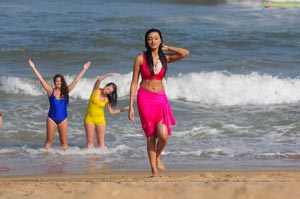 Neelam Upadhyaya Action 3D Beach Stills