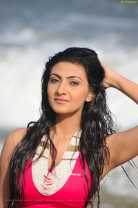 Neelam Upadhyaya Action 3D Beach Stills