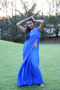 Neelam Upadhyaya Hot Saree Stills