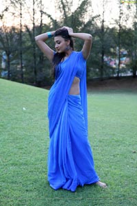 Neelam Upadhyaya Hot Saree Stills