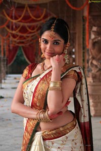 Sheena Shahabadi in Traditional Saree