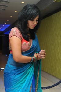 Tamil Actress Anjali in Saree