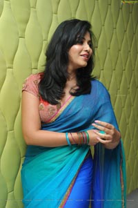 Tamil Actress Anjali in Saree