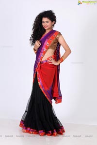 Soumya Sukumar in Half Saree