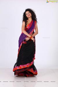 Soumya Sukumar in Half Saree