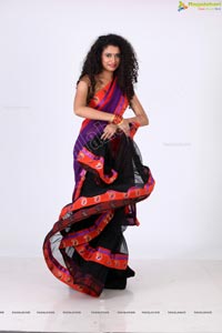 Soumya Sukumar in Half Saree