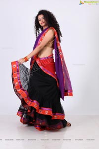 Soumya Sukumar in Half Saree