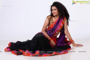 Soumya Sukumar in Half Saree