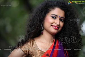 Soumya Sukumar in Half Saree