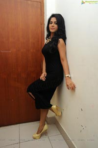 Rachana Maurya in Hot Black Dress