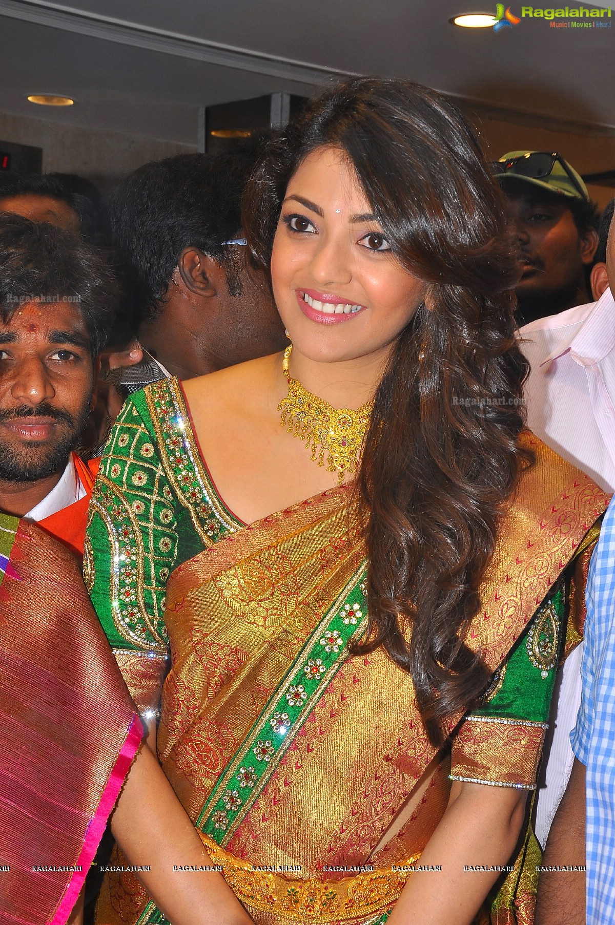 Kajal Aggarwal in Traditional Saree at Chennai Shopping Mall, Hyderabad, Images