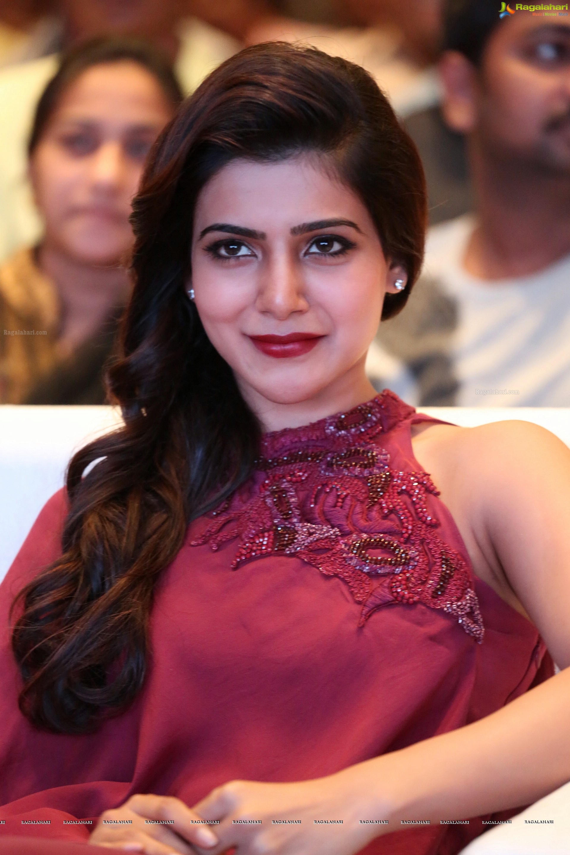 Samantha at Sankarabharanam Audio Release