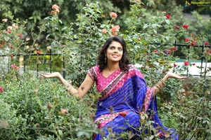 Shravyah in Saree