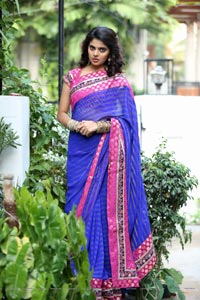 Shravyah in Saree