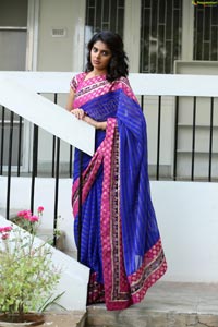 Shravyah in Saree