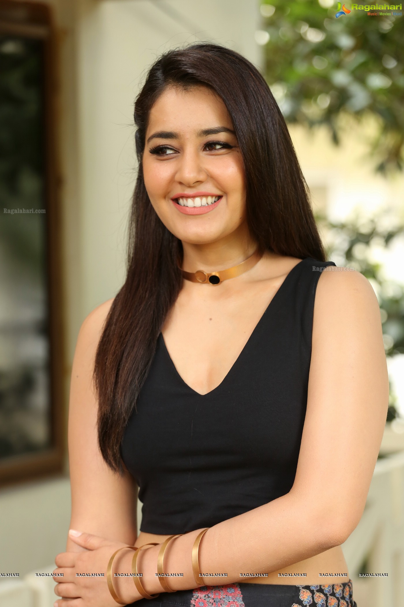 Raashi Khanna in Designer Long Skirt Exclusive Photos