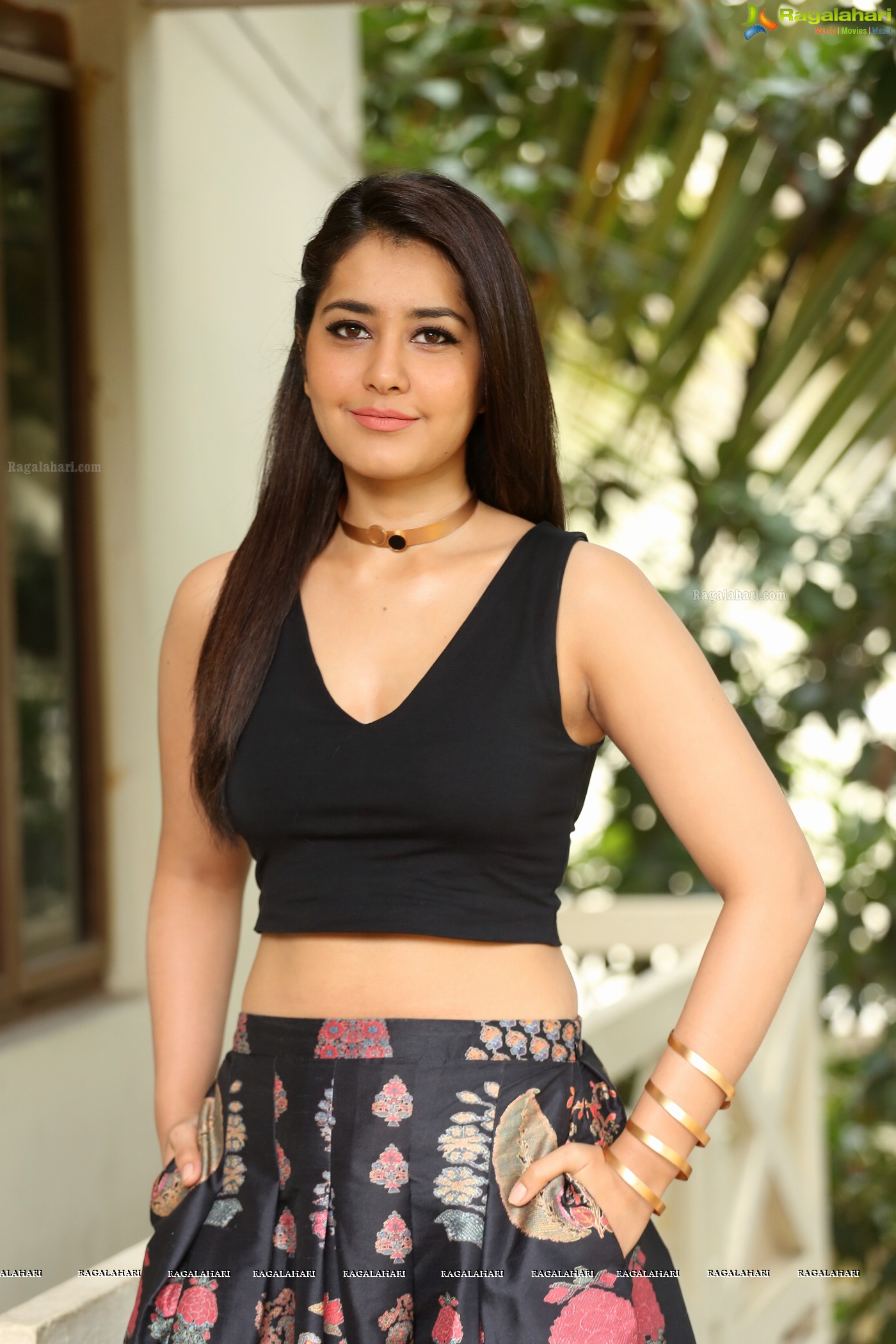 Raashi Khanna in Designer Long Skirt Exclusive Photos