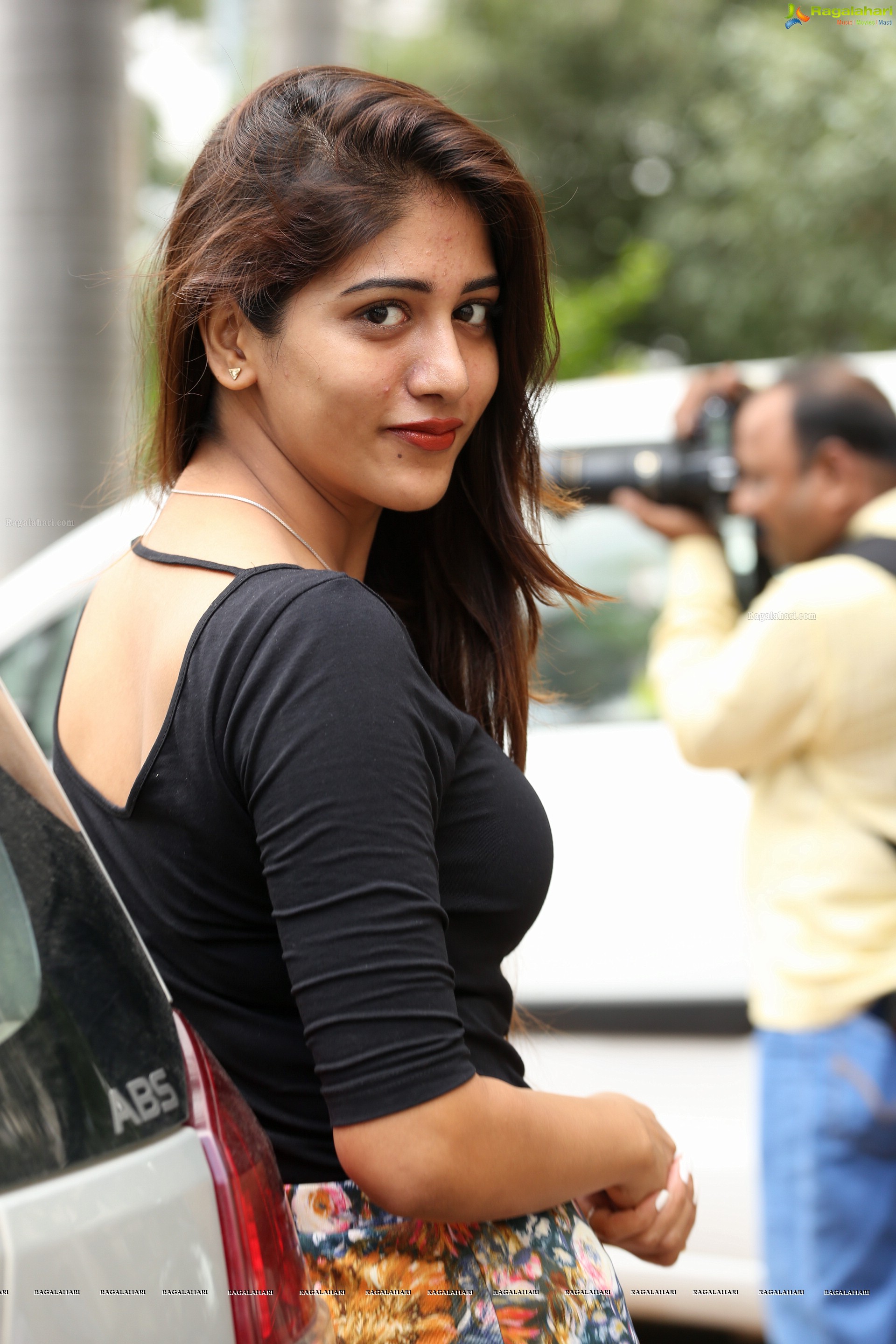 Chandini Chowdary at Howrah Bridge Teaser Launch (High Definition)