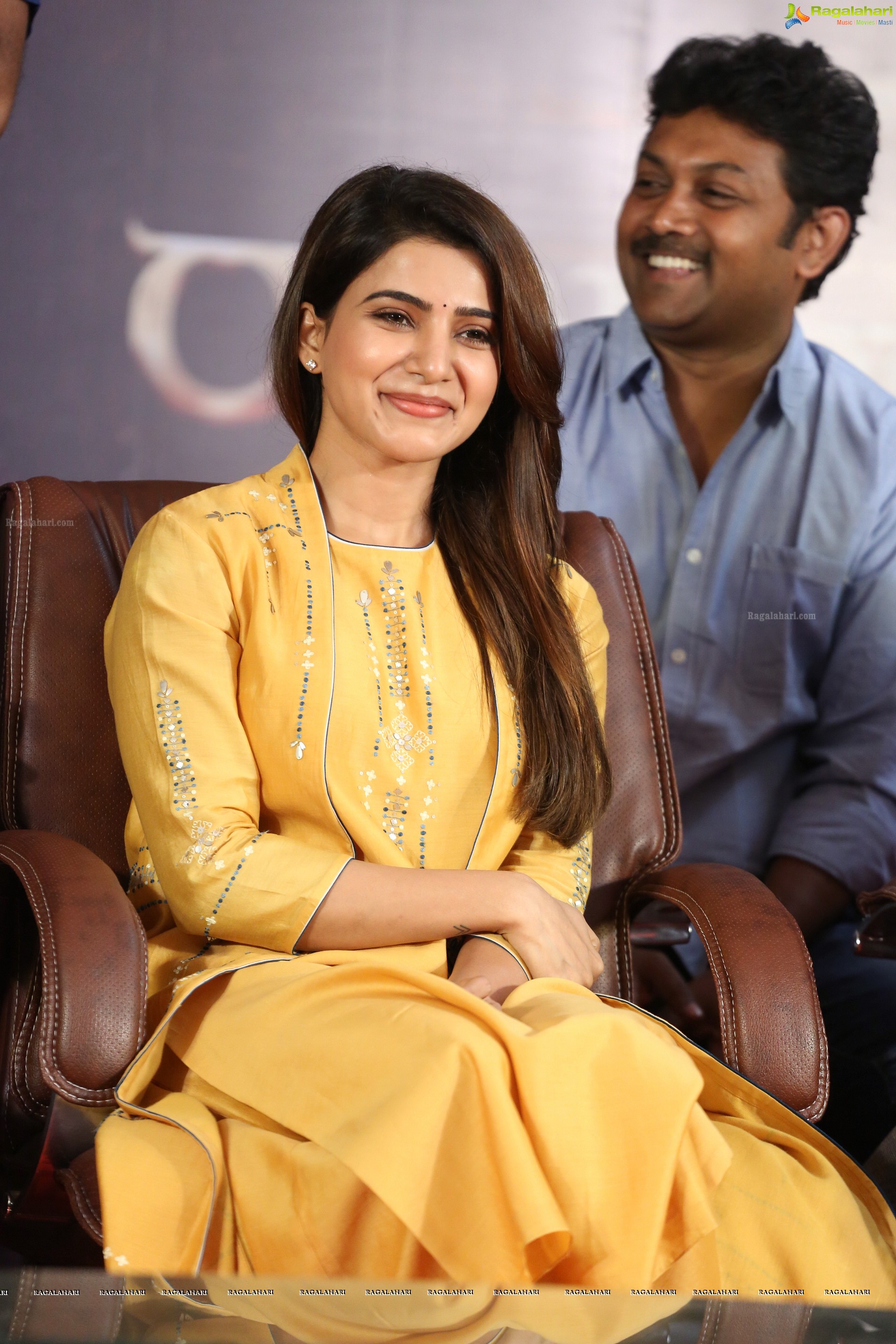 Samantha Akkineni at Raju Gari Gadhi 2 Pre-Release Press Meet