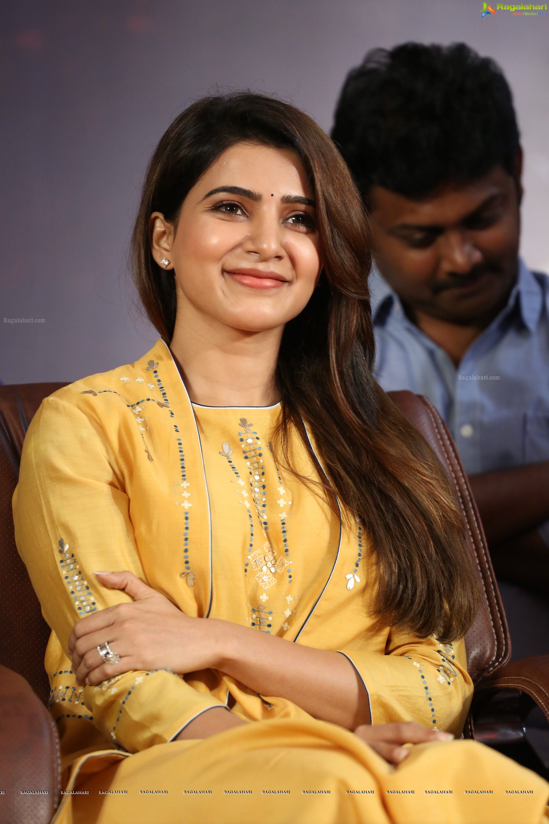 Samantha Akkineni at Raju Gari Gadhi 2 Pre-Release Press Meet