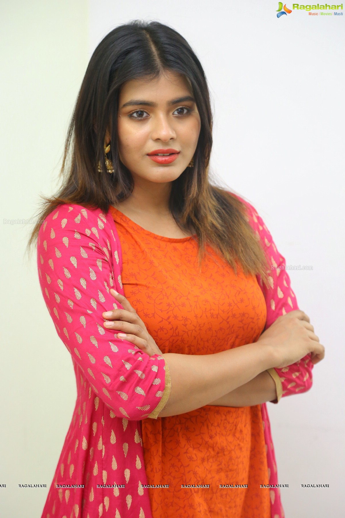 Hebah Patel at Angel Movie Interview