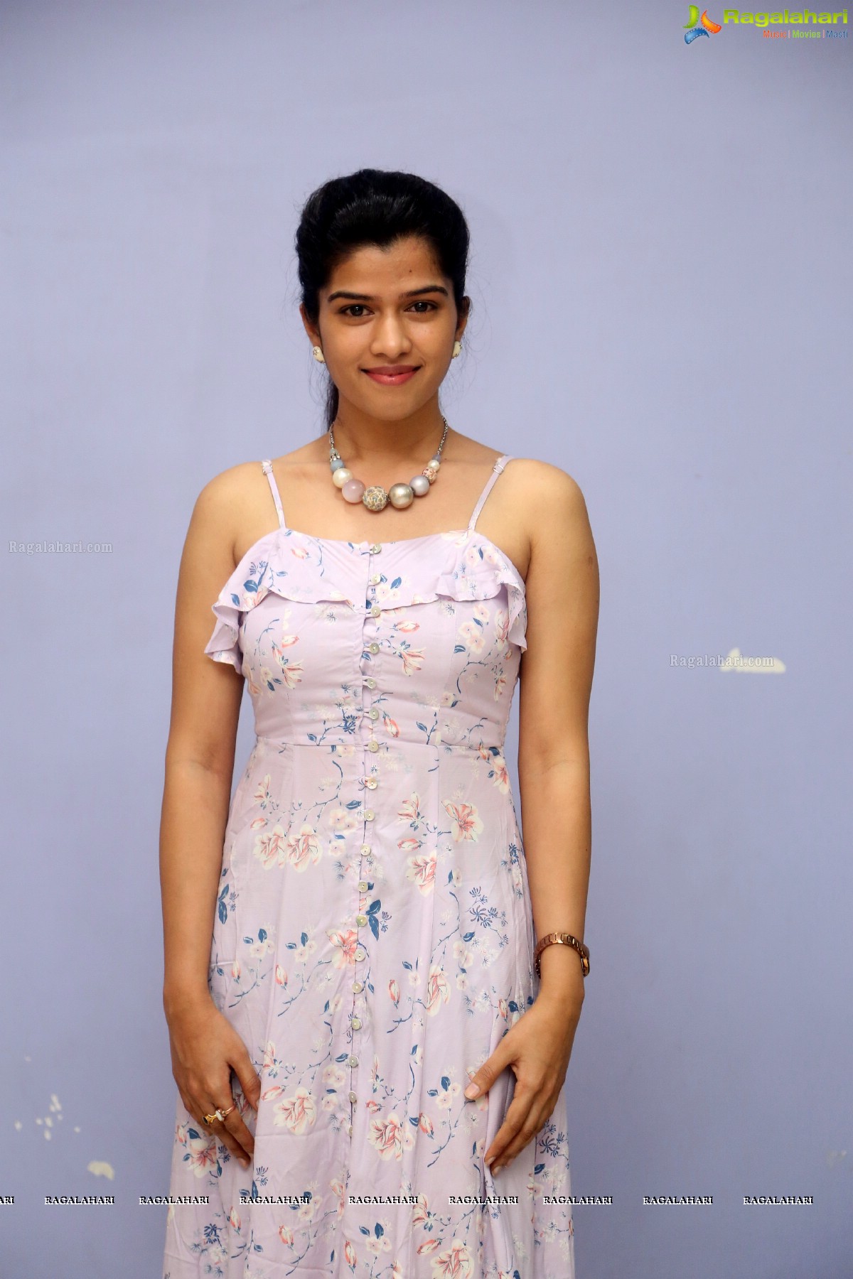 Mahima at Indrasena Trailer Launch