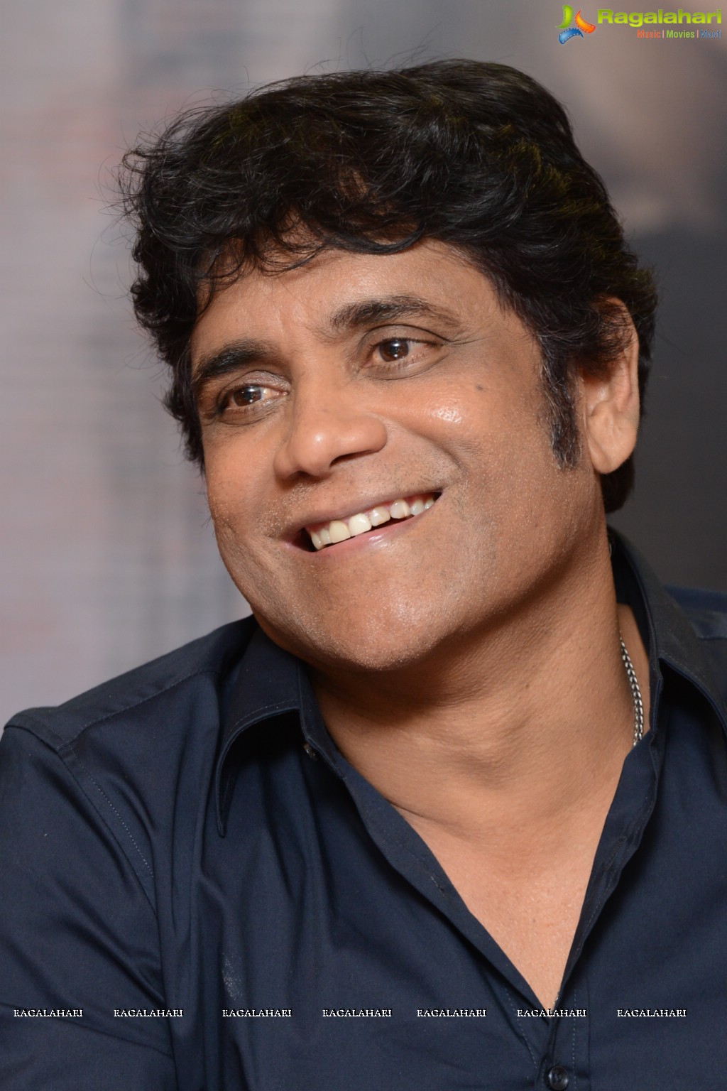 Nagarjuna Akkineni at Raju Gari Gadhi 2 Movie Interview