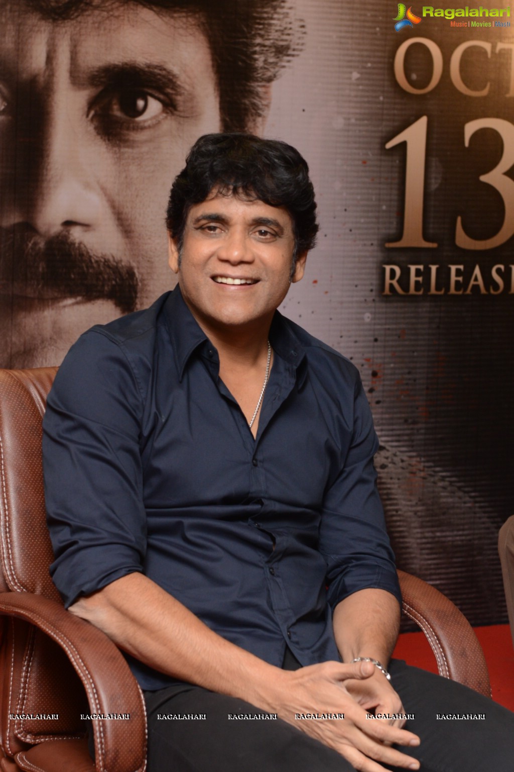 Nagarjuna Akkineni at Raju Gari Gadhi 2 Movie Interview