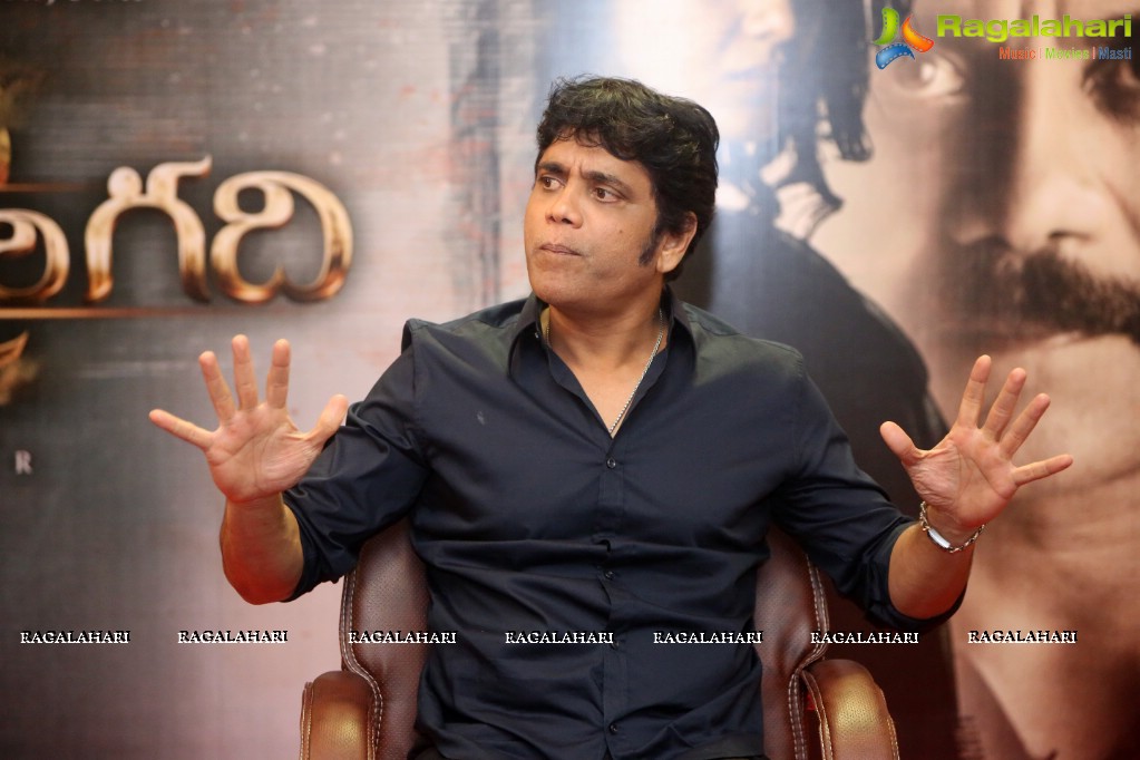 Nagarjuna Akkineni at Raju Gari Gadhi 2 Movie Interview