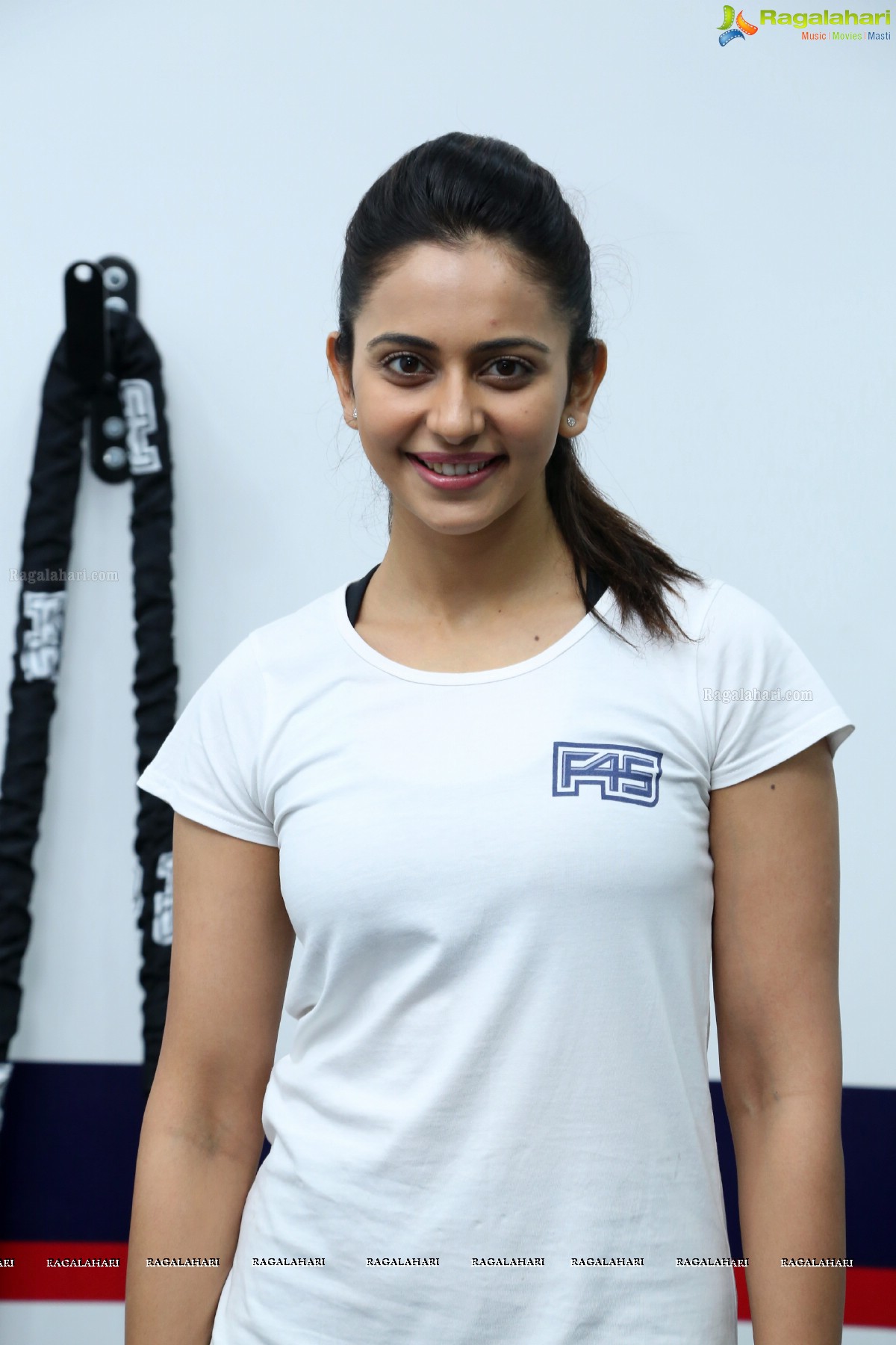 Rakul Preet Singh at F45 Gym Launch, Kokapet