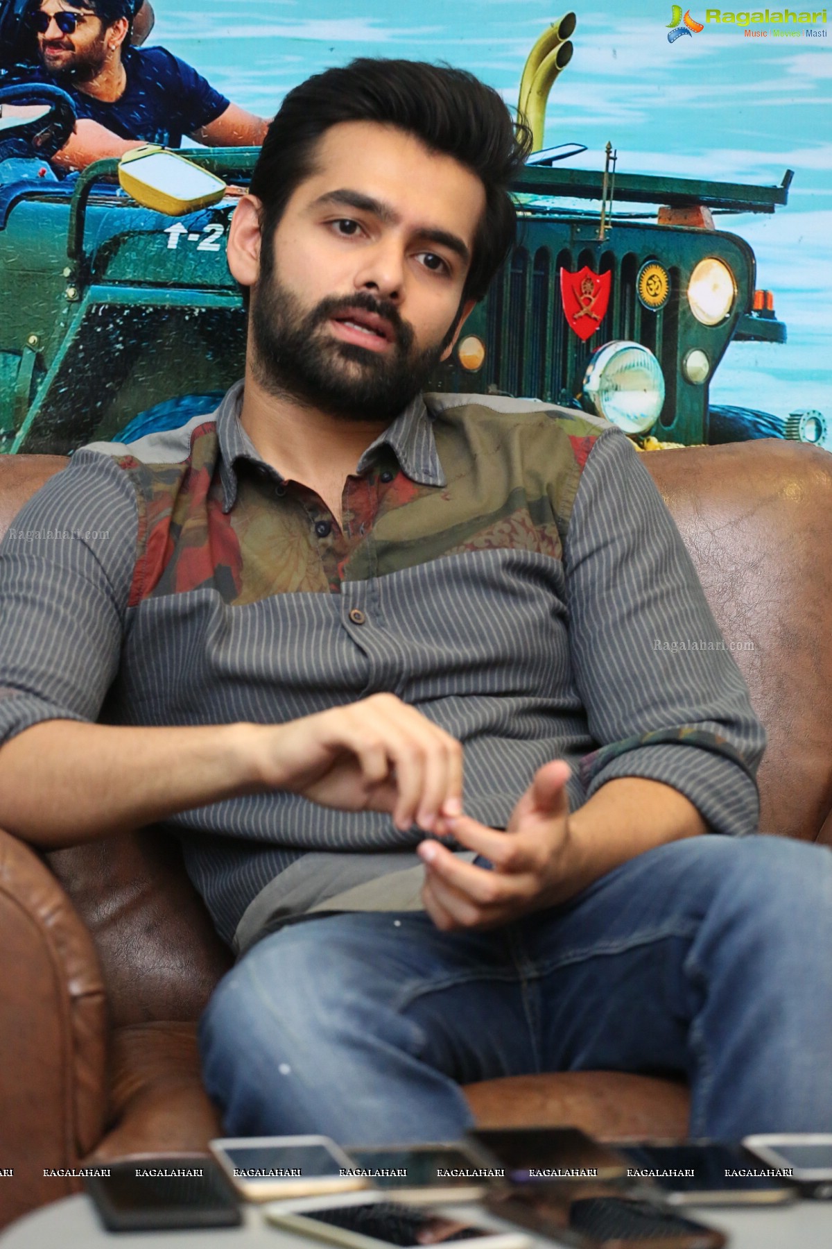 Ram Pothineni at Vunnadhi Okate Zindagi Interview