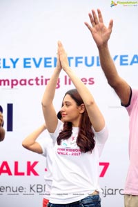 Tamannaah flags off Pink Ribbon Walk