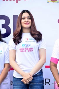 Tamannaah flags off Pink Ribbon Walk