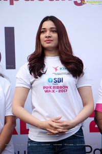 Tamannaah flags off Pink Ribbon Walk