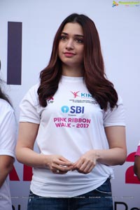 Tamannaah flags off Pink Ribbon Walk