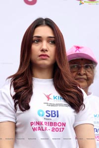 Tamannaah flags off Pink Ribbon Walk