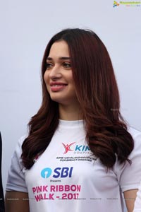 Tamannaah flags off Pink Ribbon Walk