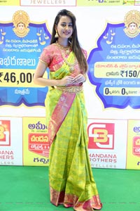 Ameeksha Pawar @ Chandana Brothers Dasara Collection Launch