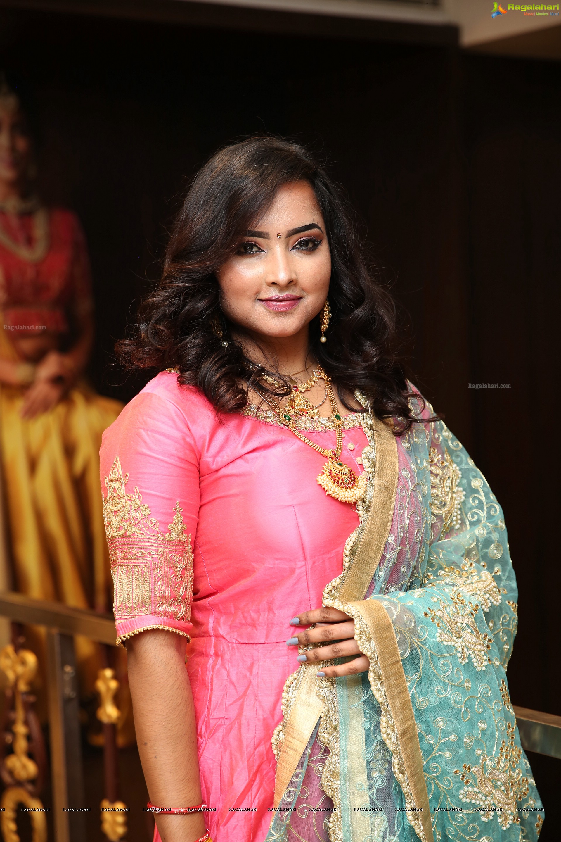 Harshitha @ VRK Silks New Extension Launch - HD Gallery