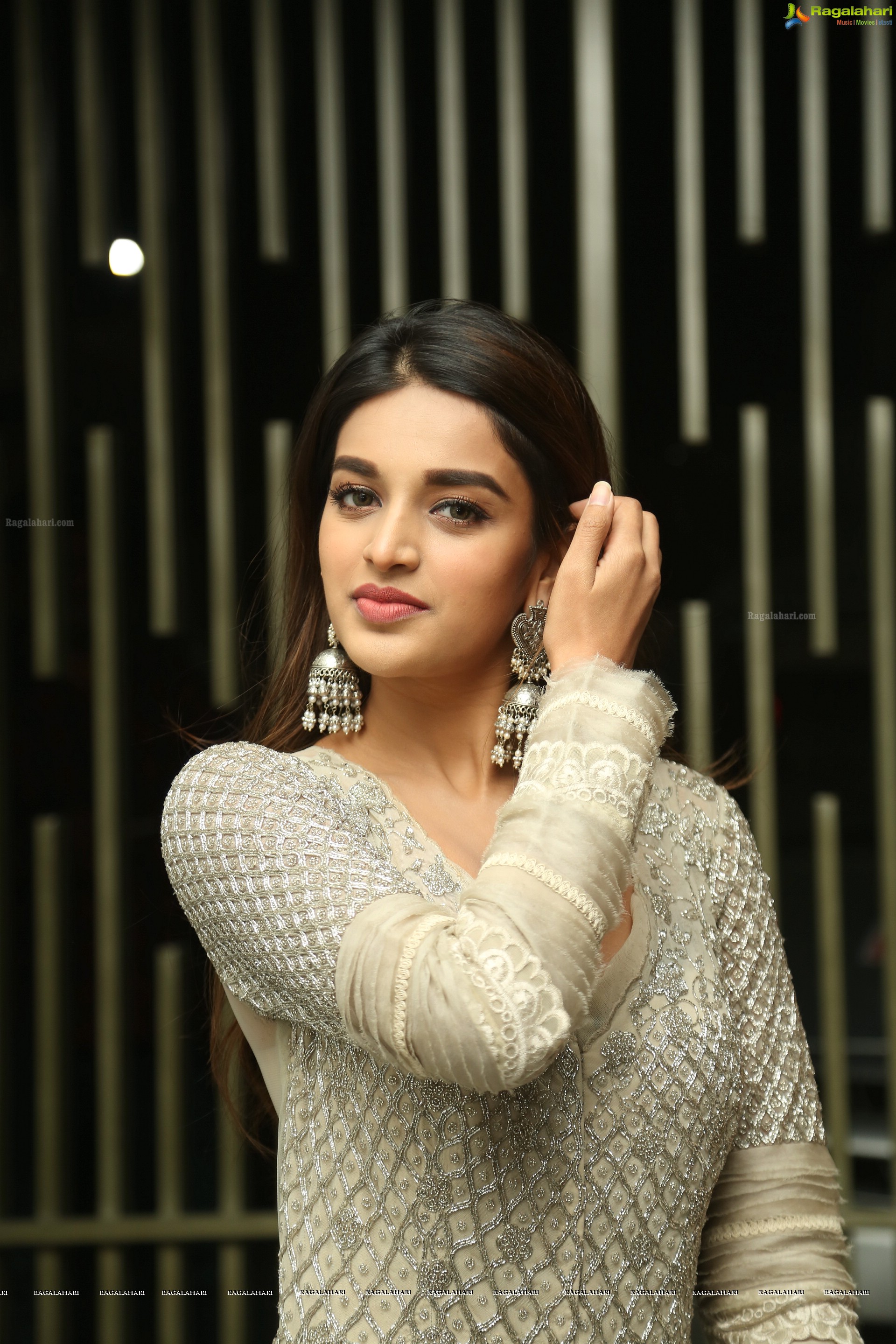 Nidhhi Agerwal @ Savyasachi Pre-release Event - HD Gallery