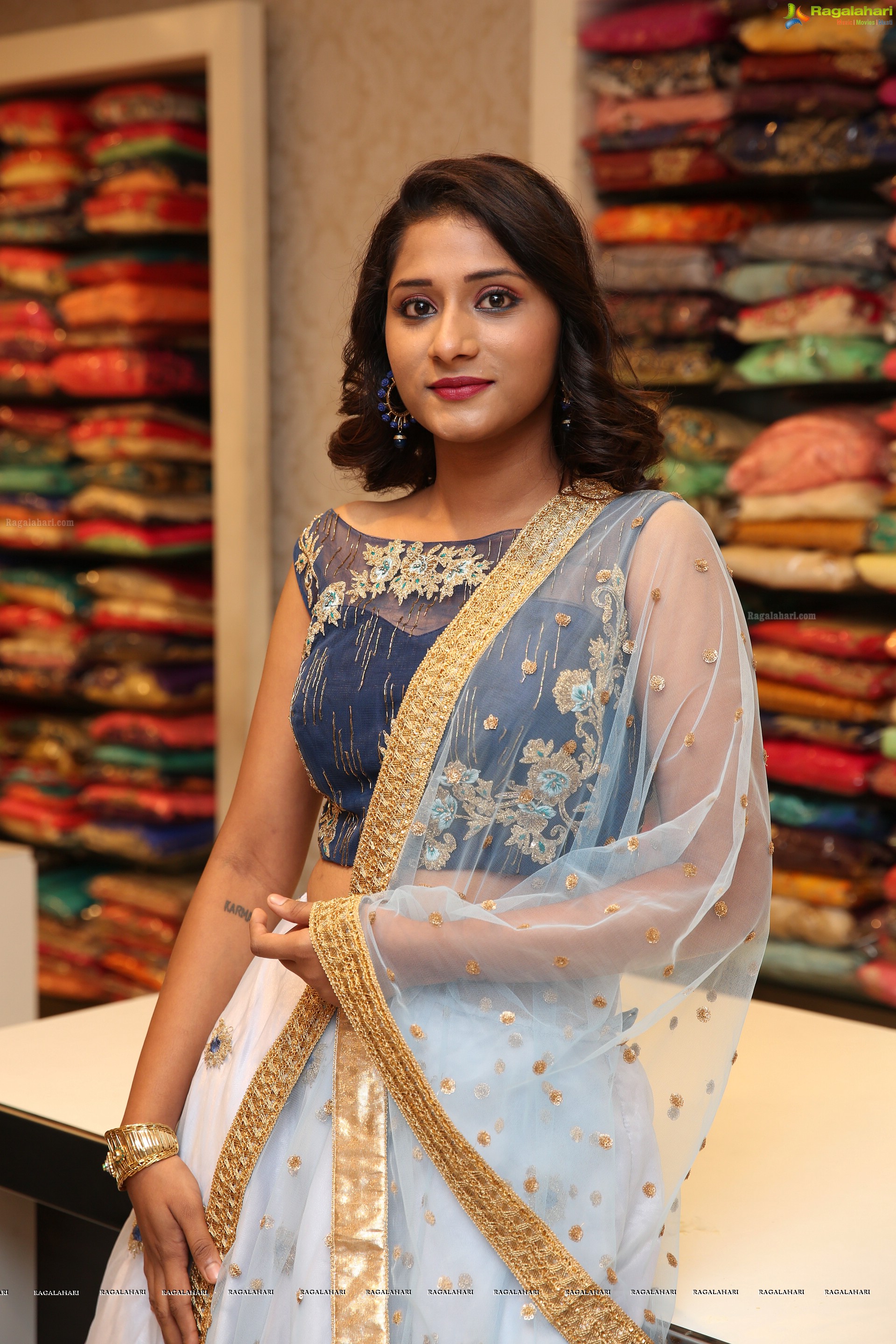 Nishitha Ramarapu @ VRK Silks New Extension Launch  - HD Gallery