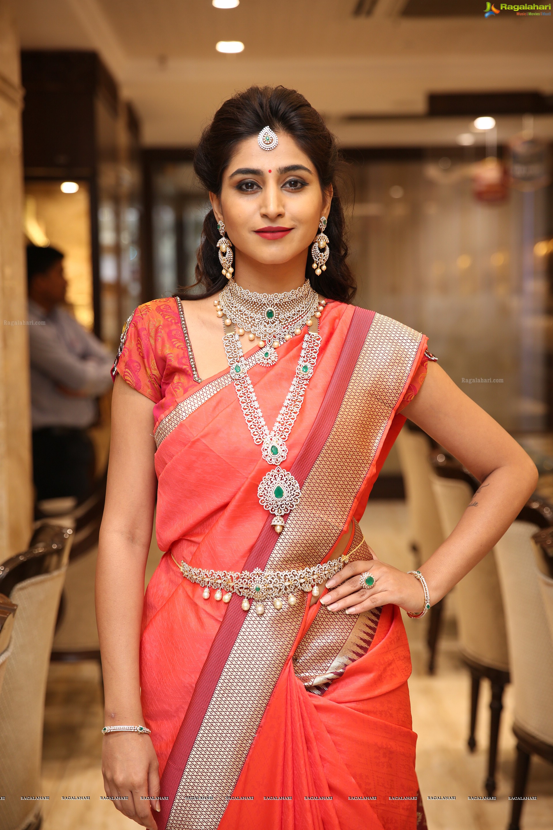 Varshini Sounderajan at Manepally Jewellers Utsavi Collection Launch  - HD Gallery