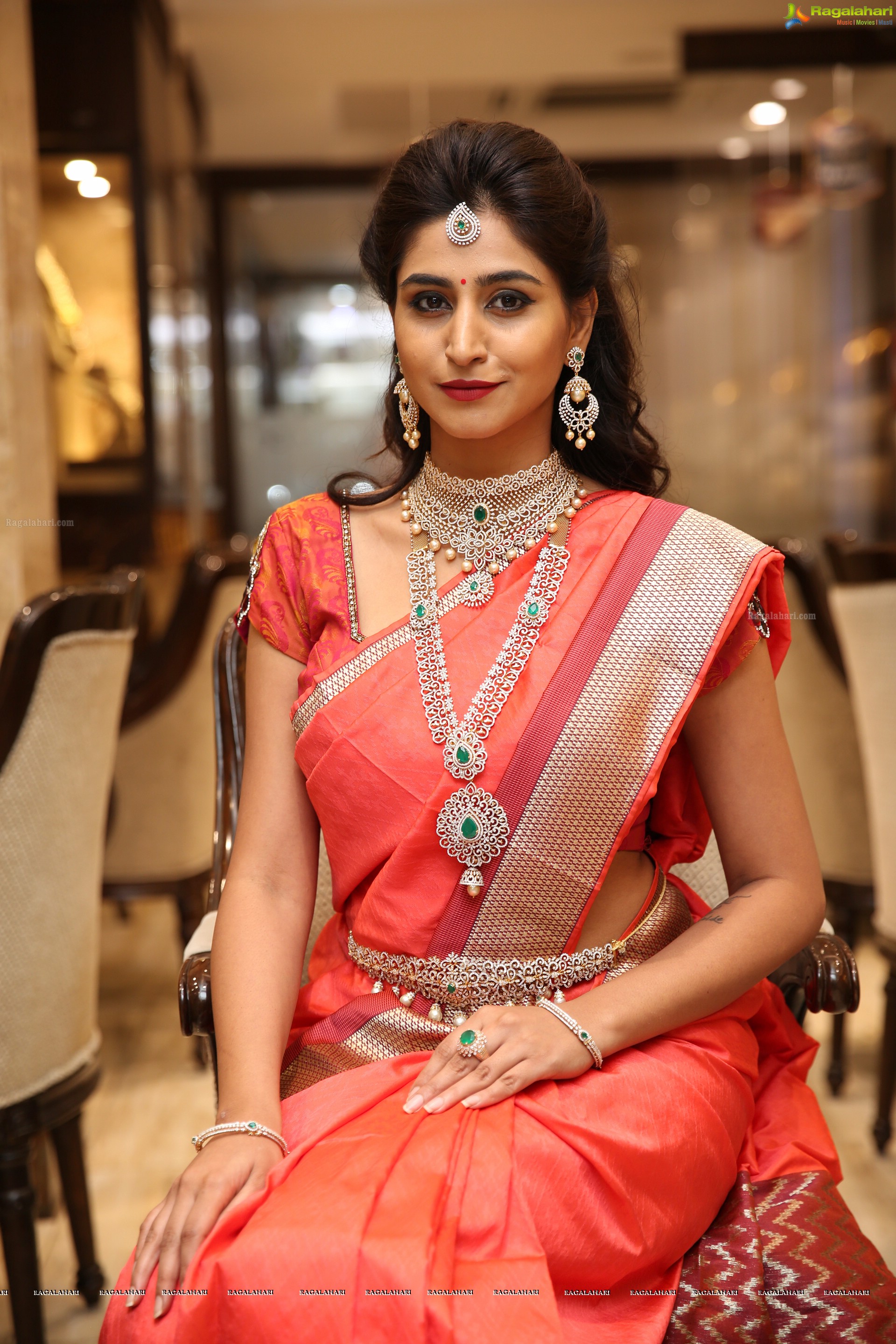 Varshini Sounderajan at Manepally Jewellers Utsavi Collection Launch  - HD Gallery