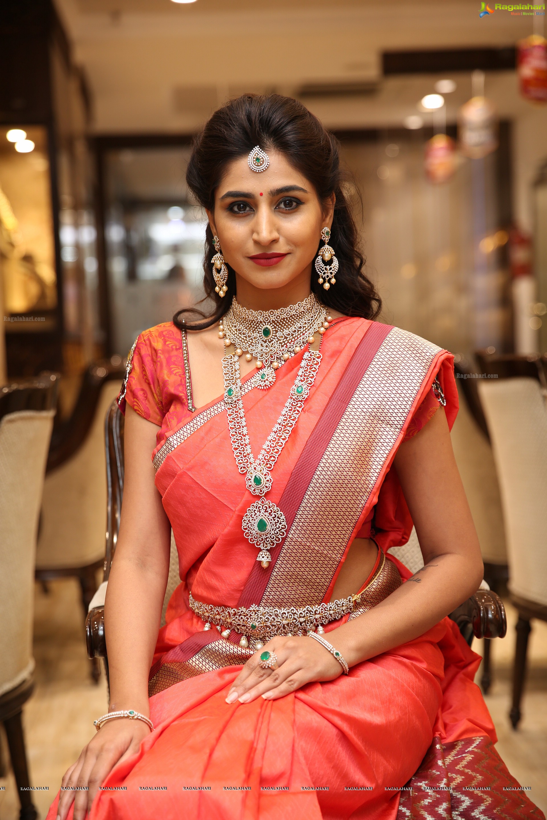 Varshini Sounderajan at Manepally Jewellers Utsavi Collection Launch  - HD Gallery