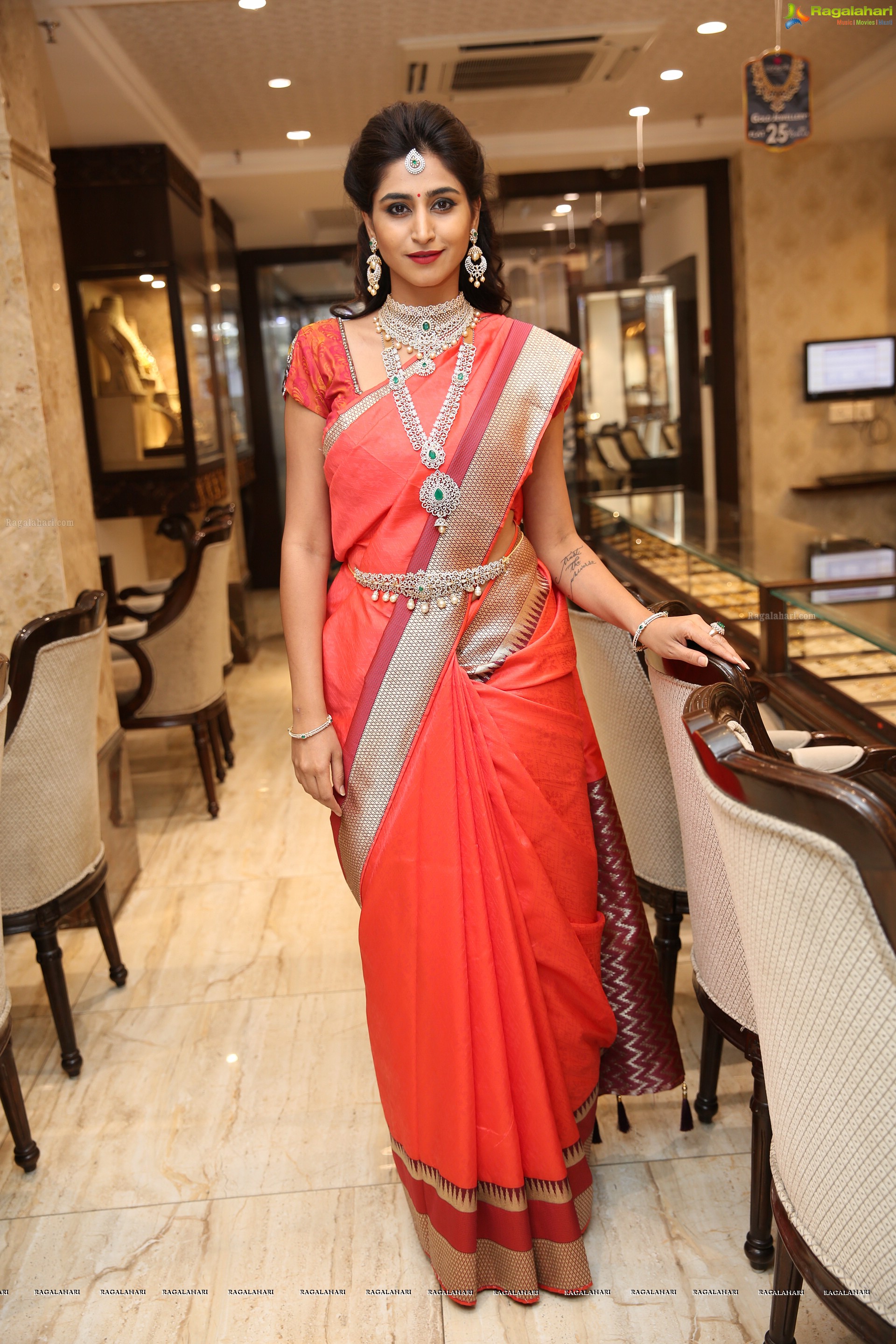 Varshini Sounderajan at Manepally Jewellers Utsavi Collection Launch  - HD Gallery