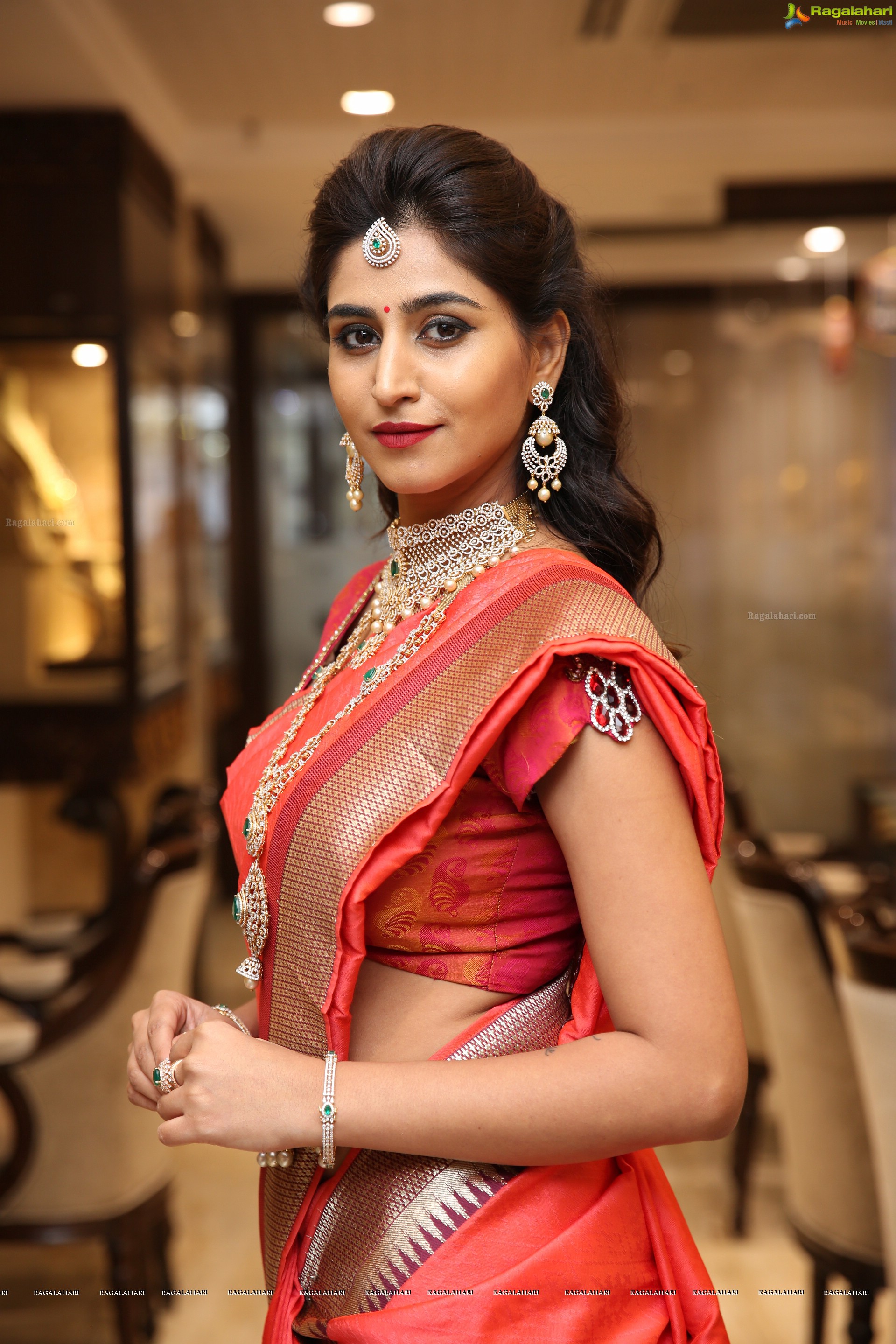 Varshini Sounderajan at Manepally Jewellers Utsavi Collection Launch  - HD Gallery