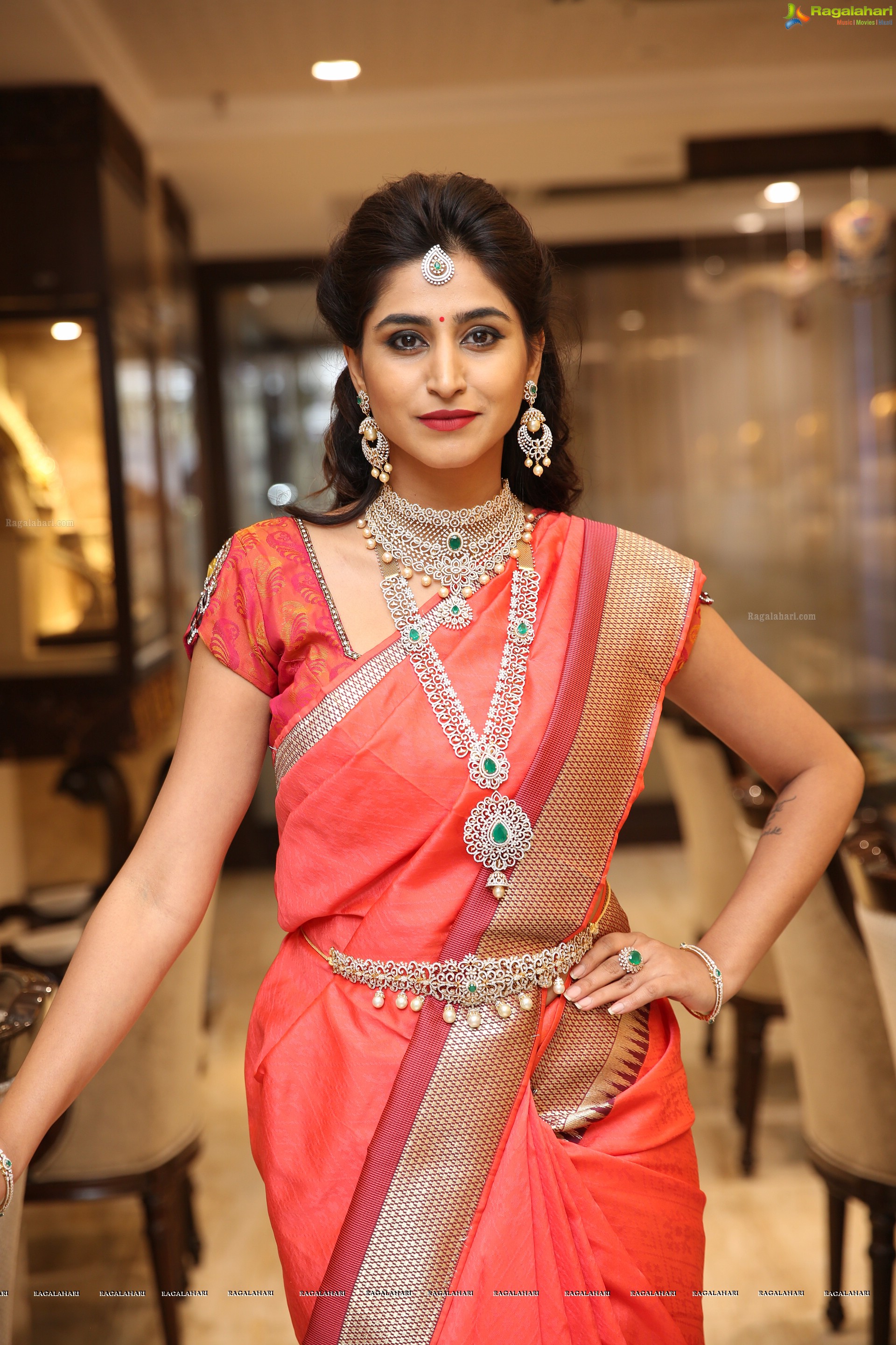 Varshini Sounderajan at Manepally Jewellers Utsavi Collection Launch  - HD Gallery